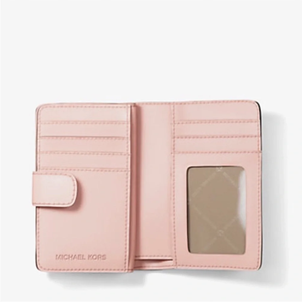 Michael Kors Jet Set Travel Medium Floral Print Bi-Fold Wallet